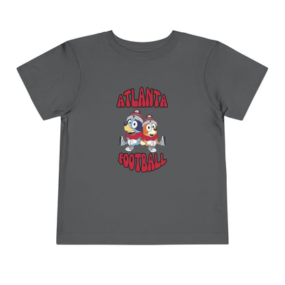 Toddler Bluey & Bingo Design Falcons Football - Inspired T-Shirt