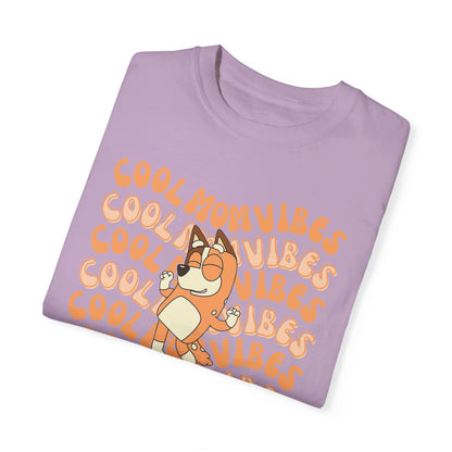 Bluey Cool Mom Vibes Wavy Trendy Chilli Graphic Tee