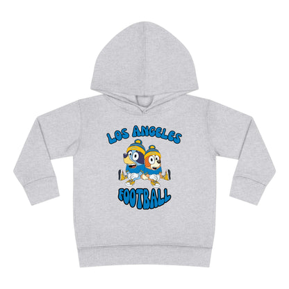 Toddler Bluey & Bingo Design Chargers Football - Inspired Pullover Fleece Hoodie