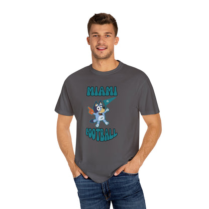 Unisex Bluey Design Miami Dolphins -Inspired T-Shirt