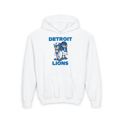 Youth Hoodie - Sonic and Knuckles Jahmyr Gibbs and David Montgomery Detroit Lions Design