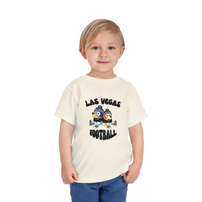 Toddler Bluey & Bingo Design Raiders Football - Inspired T-Shirt