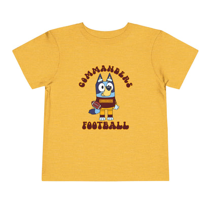 Bluey Washington Commanders Toddler Tee