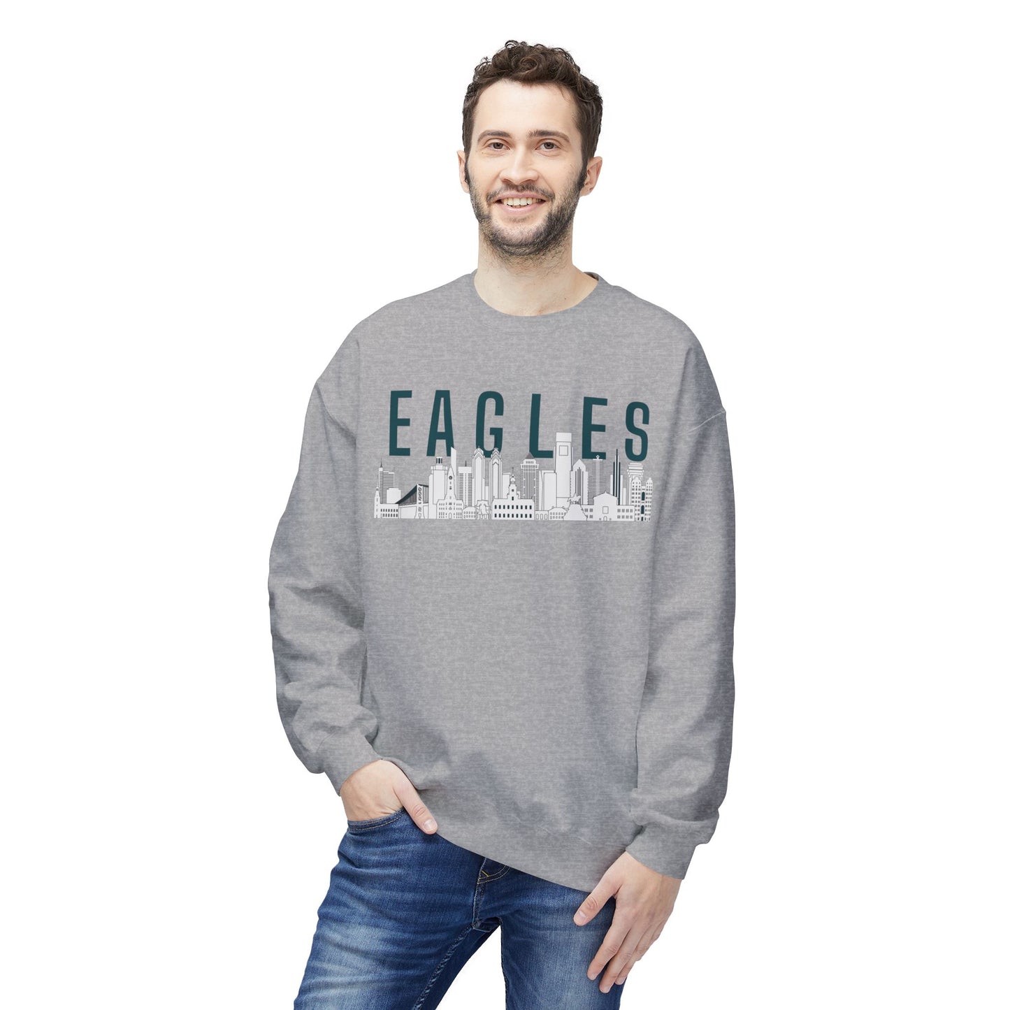 Unisex Philadelphia Eagles City Collection Crewneck Sweatshirt