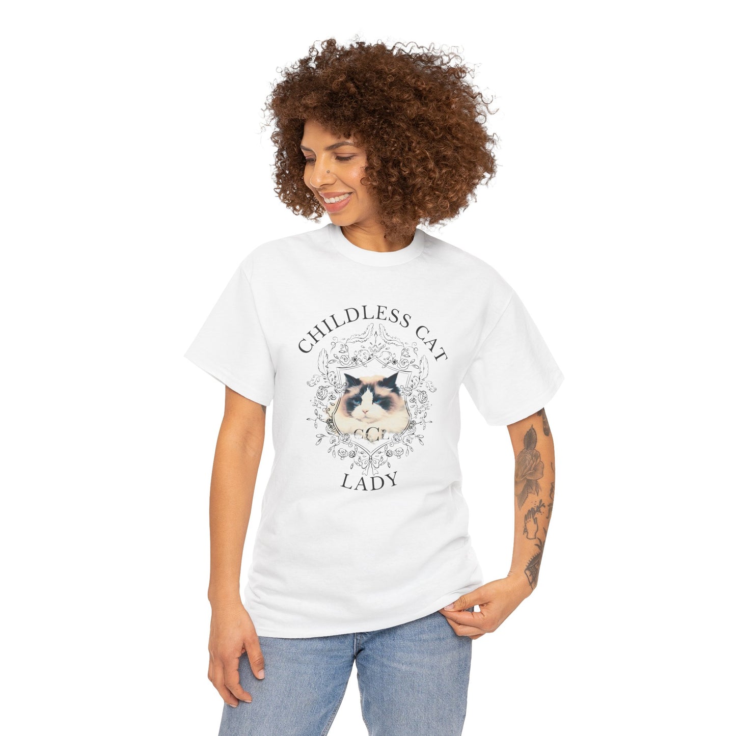 Unisex Childless Cat Lady T-Shirt