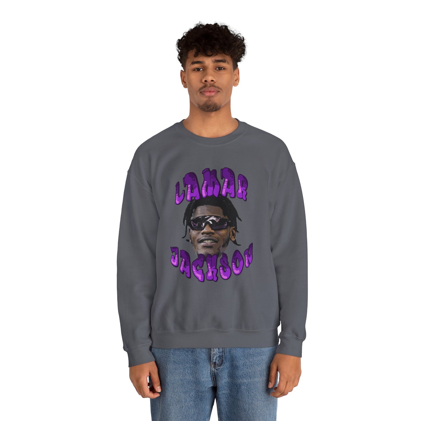 Lamar Jackson Comic Book Design Sweatshirt