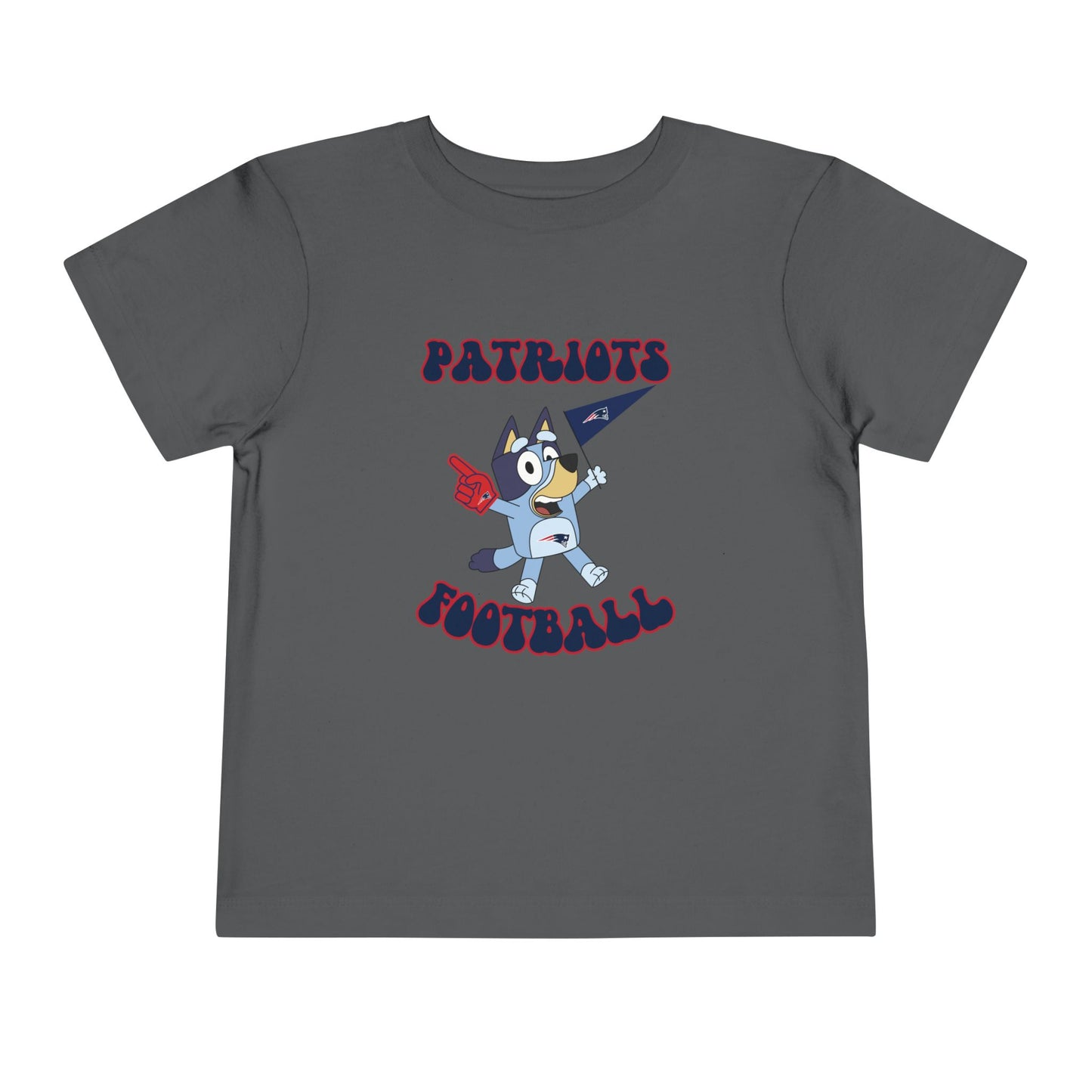 Toddler Bluey Design Patriots Football-Inspired T-Shirt