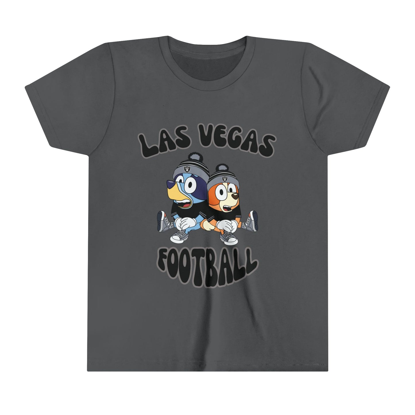 Youth Bluey & Bingo Design Raiders Football - Inspired T-Shirt