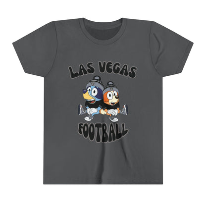 Youth Bluey & Bingo Design Raiders Football - Inspired T-Shirt