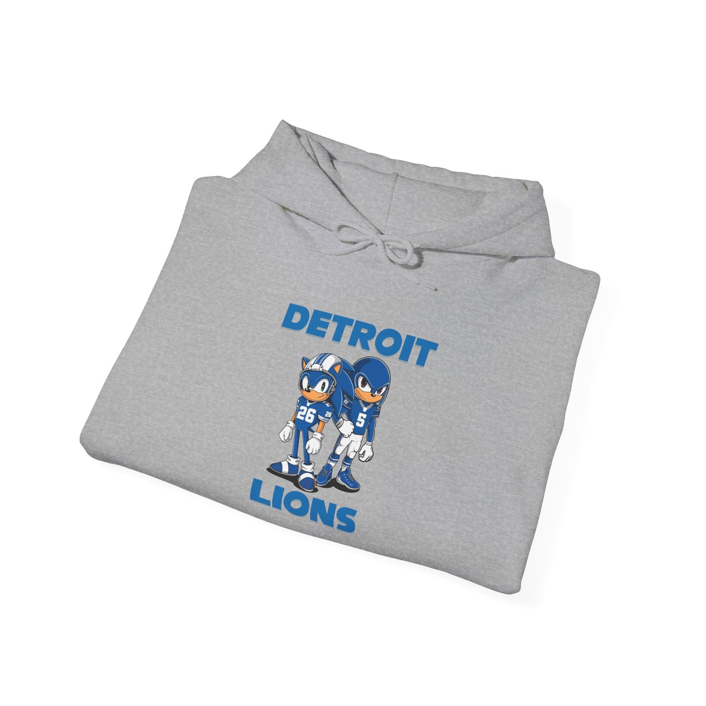 Sonic and Knuckles Jahmyr Gibbs and David Montgomery Detroit Lions Unisex Hoodie