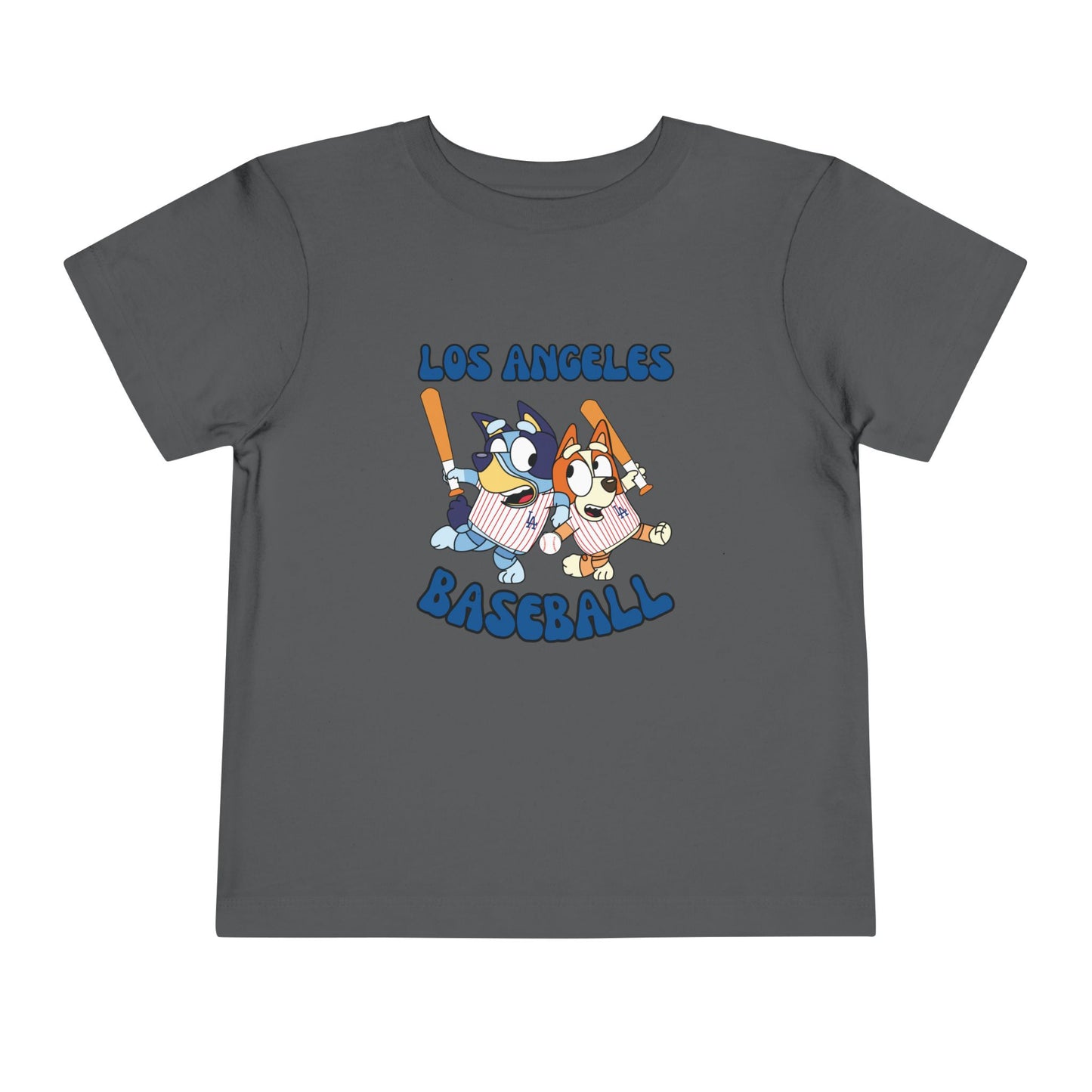 Toddler Bluey Design LA Dodgers - Inspired T-Shirt