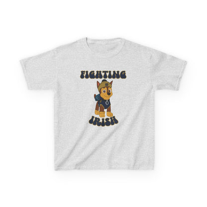 Chase Paw Patrol Fighting Irish College Football Design Youth Tee