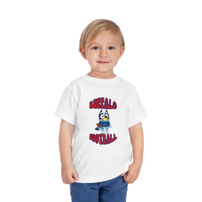 Toddler Bluey Design Buffalo Bills Football - Inspired T-Shirt