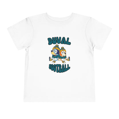 Toddler Bluey & Bingo Design Jaguars Football - Inspired T-Shirt