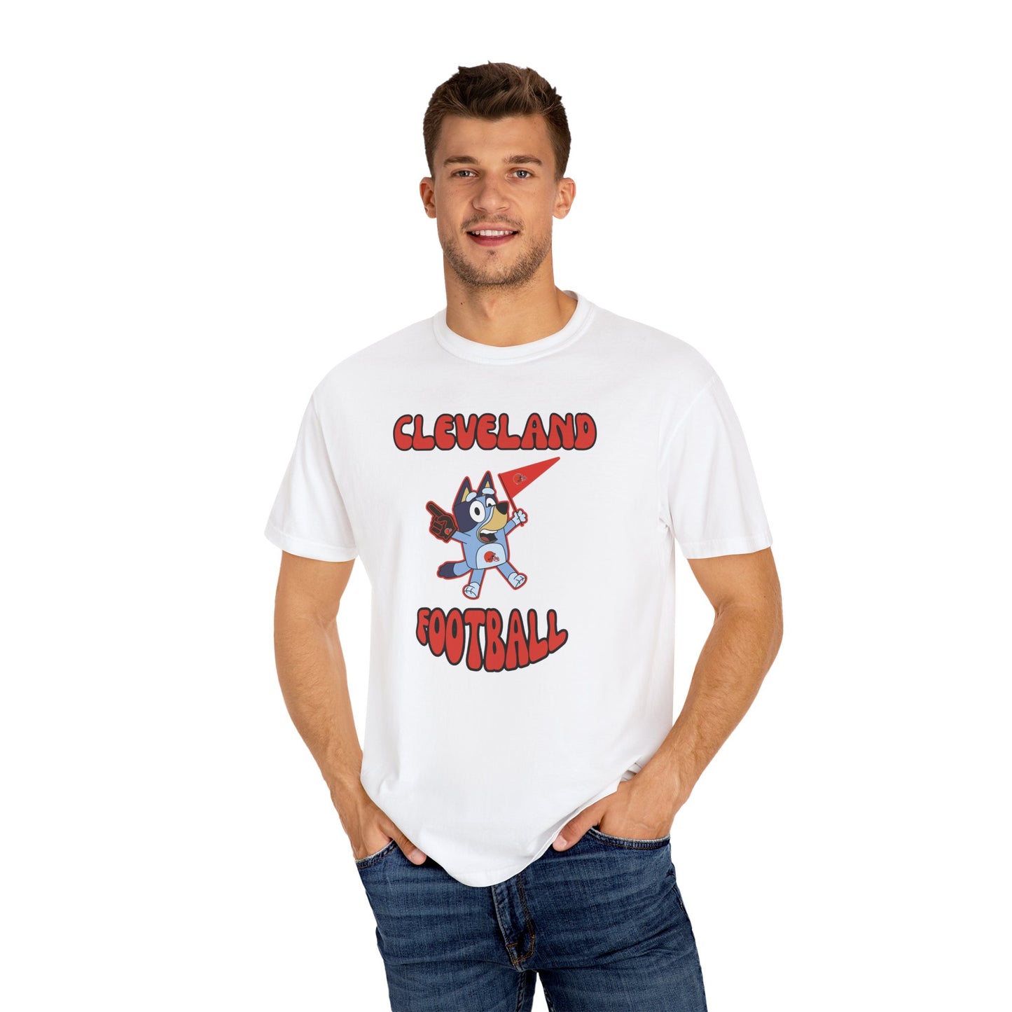 Unisex Bluey Design Cleveland Football -Inspired T-Shirt