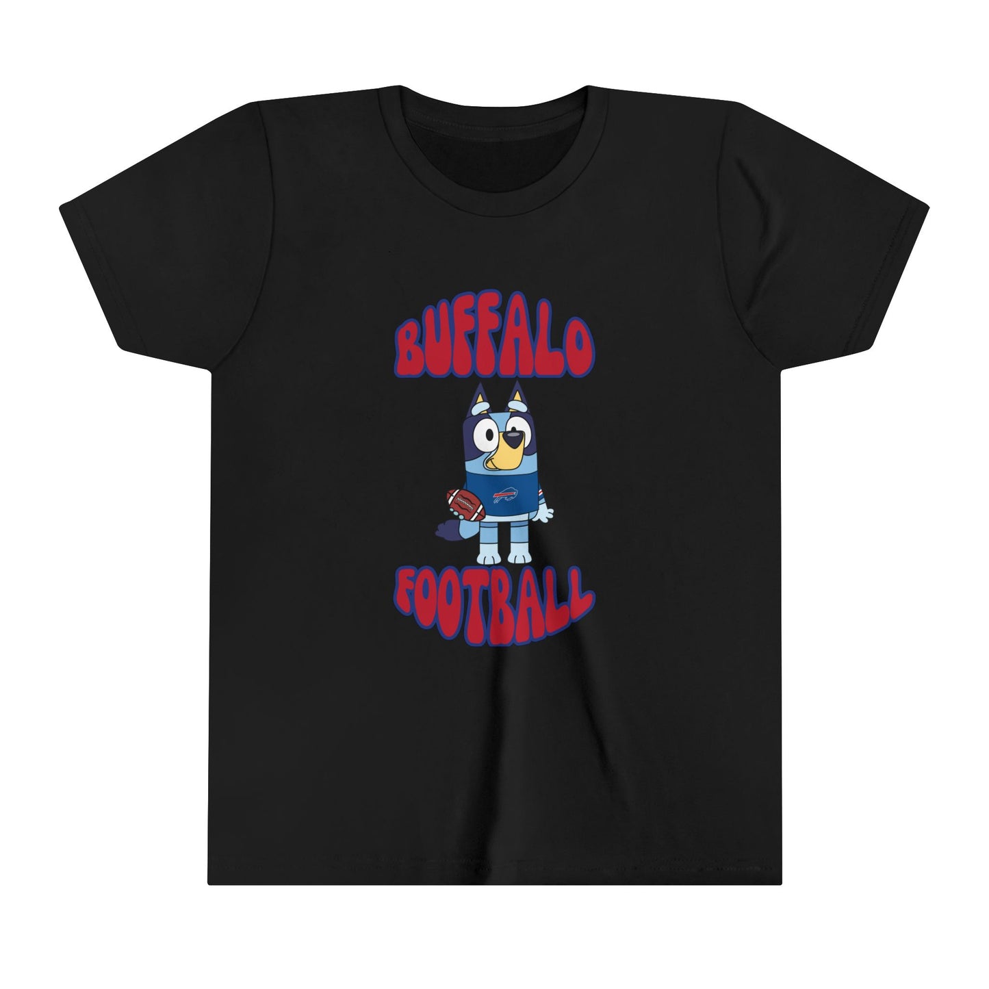 Youth Bluey Design Buffalo Bills Football -Inspired T-Shirt