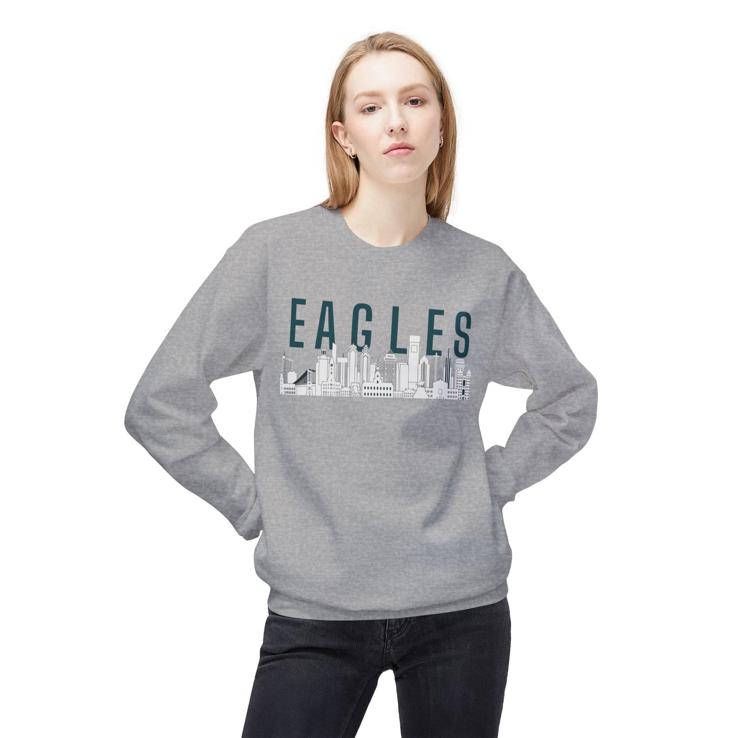 Unisex Philadelphia Eagles City Collection Crewneck Sweatshirt