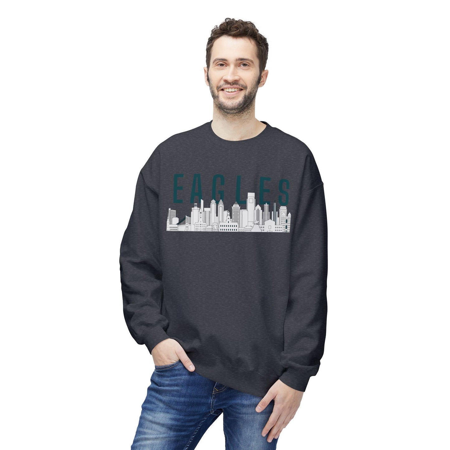 Unisex Philadelphia Eagles City Collection Crewneck Sweatshirt