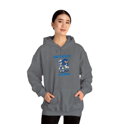 Sonic and Knuckles Jahmyr Gibbs and David Montgomery Detroit Lions Unisex Hoodie