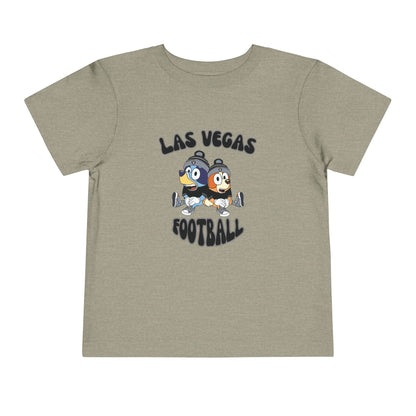 Toddler Bluey & Bingo Design Raiders Football - Inspired T-Shirt