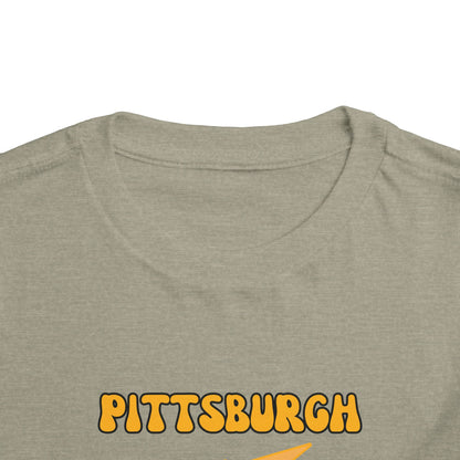 Toddler Bluey Design Pittsburgh Steelers Football -Inspired T-Shirt