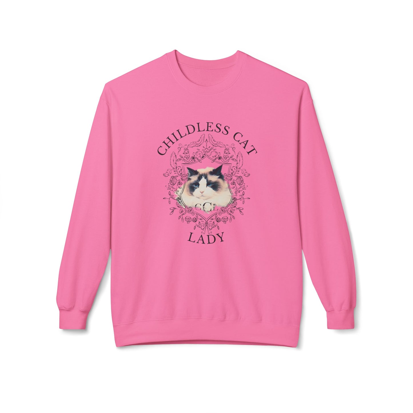 Unisex Cozy Childless Cat Lady Sweatshirt