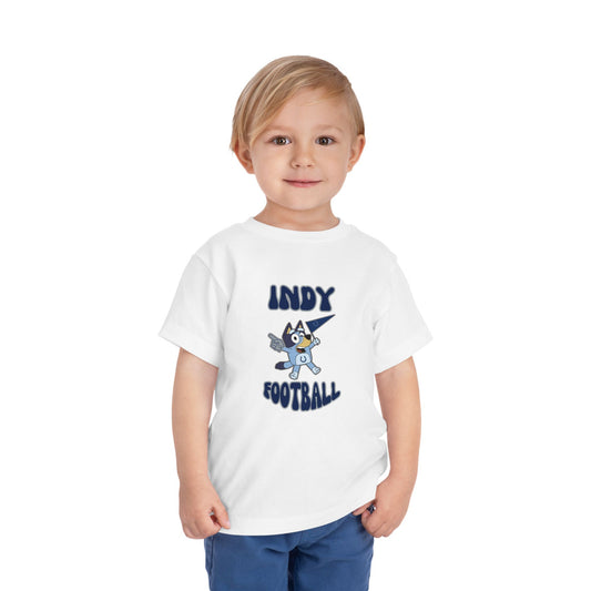 Toddler Bluey Design Indianapolis Colts Football -Inspired T-Shirt