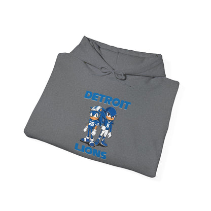 Sonic and Knuckles Jahmyr Gibbs and David Montgomery Detroit Lions Unisex Hoodie