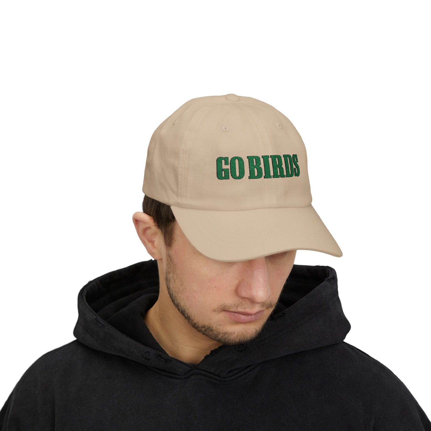 Embroidered Eagles 'Go Birds' Dad Hat