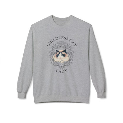 Unisex Cozy Childless Cat Lady Sweatshirt