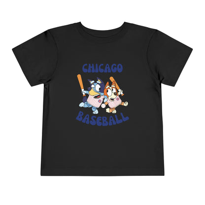 Toddler Bluey Design Chicago Cubs - Inspired T-Shirt