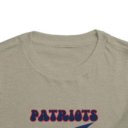 Toddler Bluey Design Patriots Football-Inspired T-Shirt