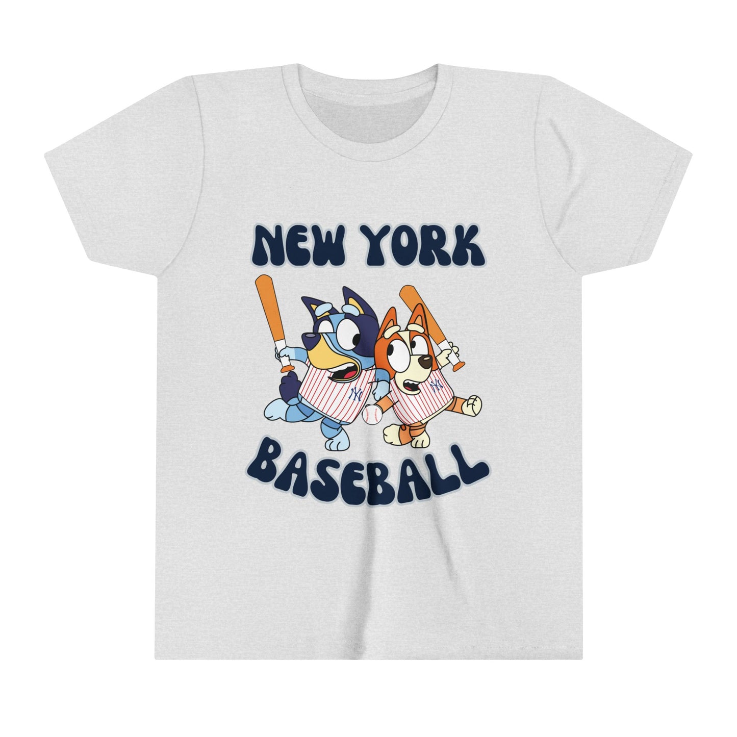 Youth Bluey Design NY Yankees - Inspired T-Shirt