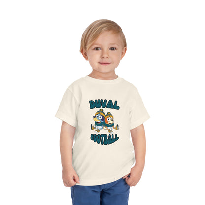 Toddler Bluey & Bingo Design Jaguars Football - Inspired T-Shirt