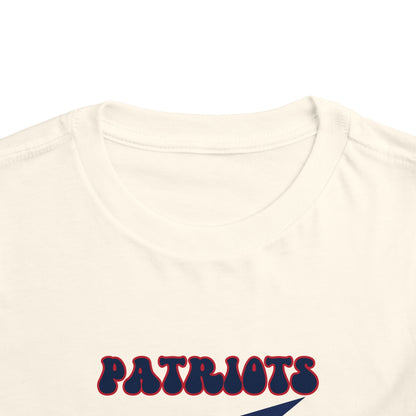 Toddler Bluey Design Patriots Football-Inspired T-Shirt