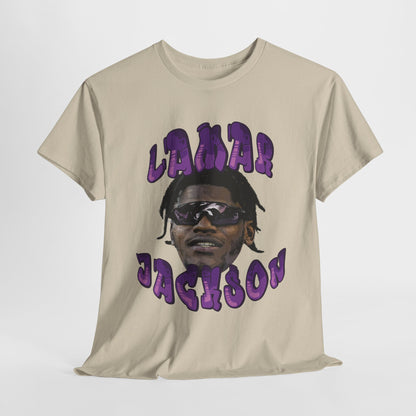 Lamar Jackson Comic Book Design Tee