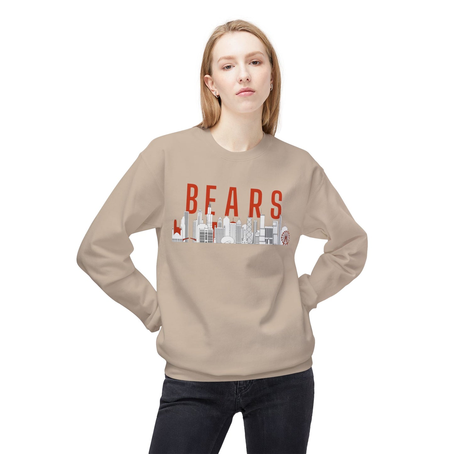 Unisex Chicago Bears City Collection Crewneck Sweatshirt