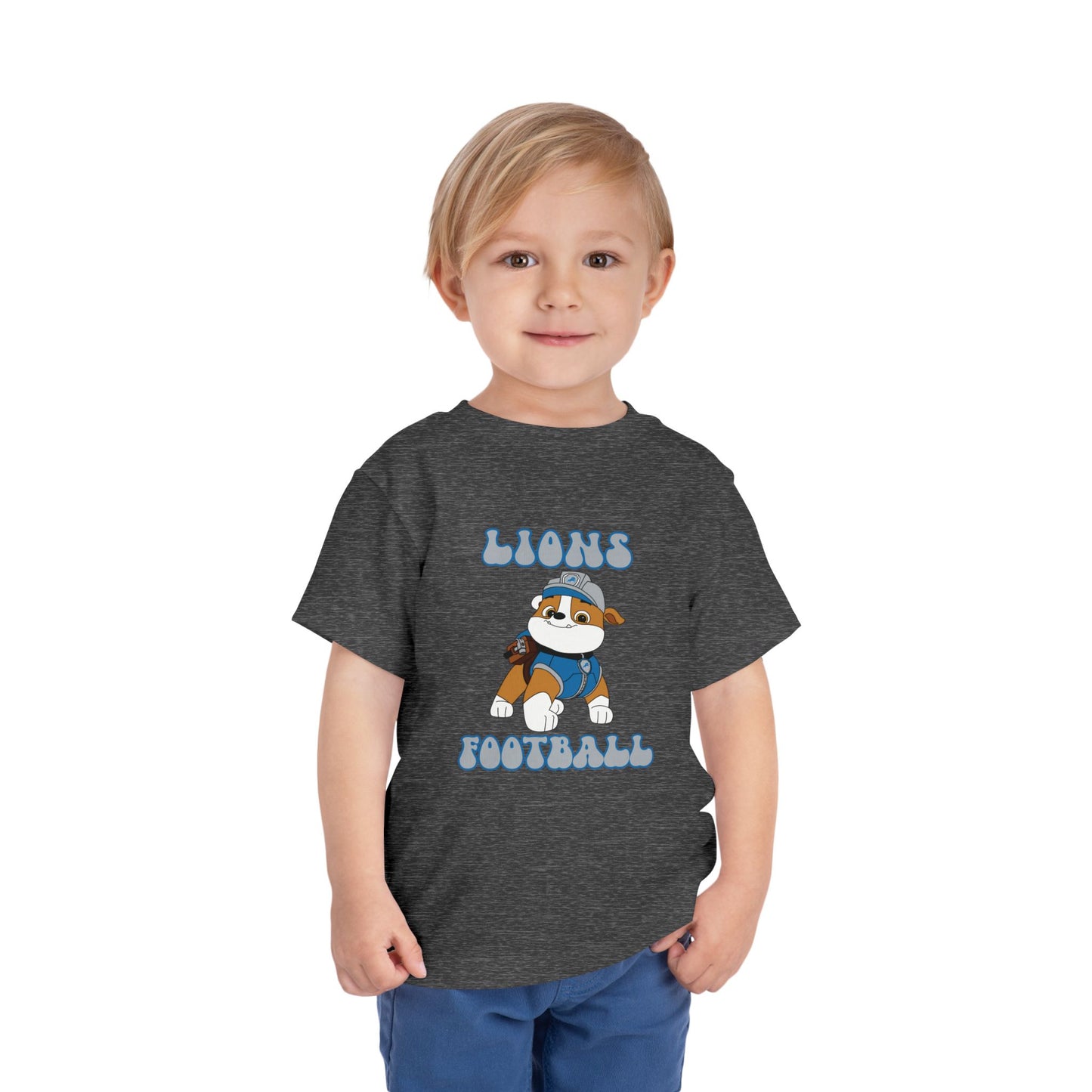 Rubble Paw Patrol Lions Football Design - Toddler Tee