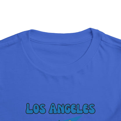 Toddler Bluey Design Las Angeles Chargers Football -Inspired T-Shirt