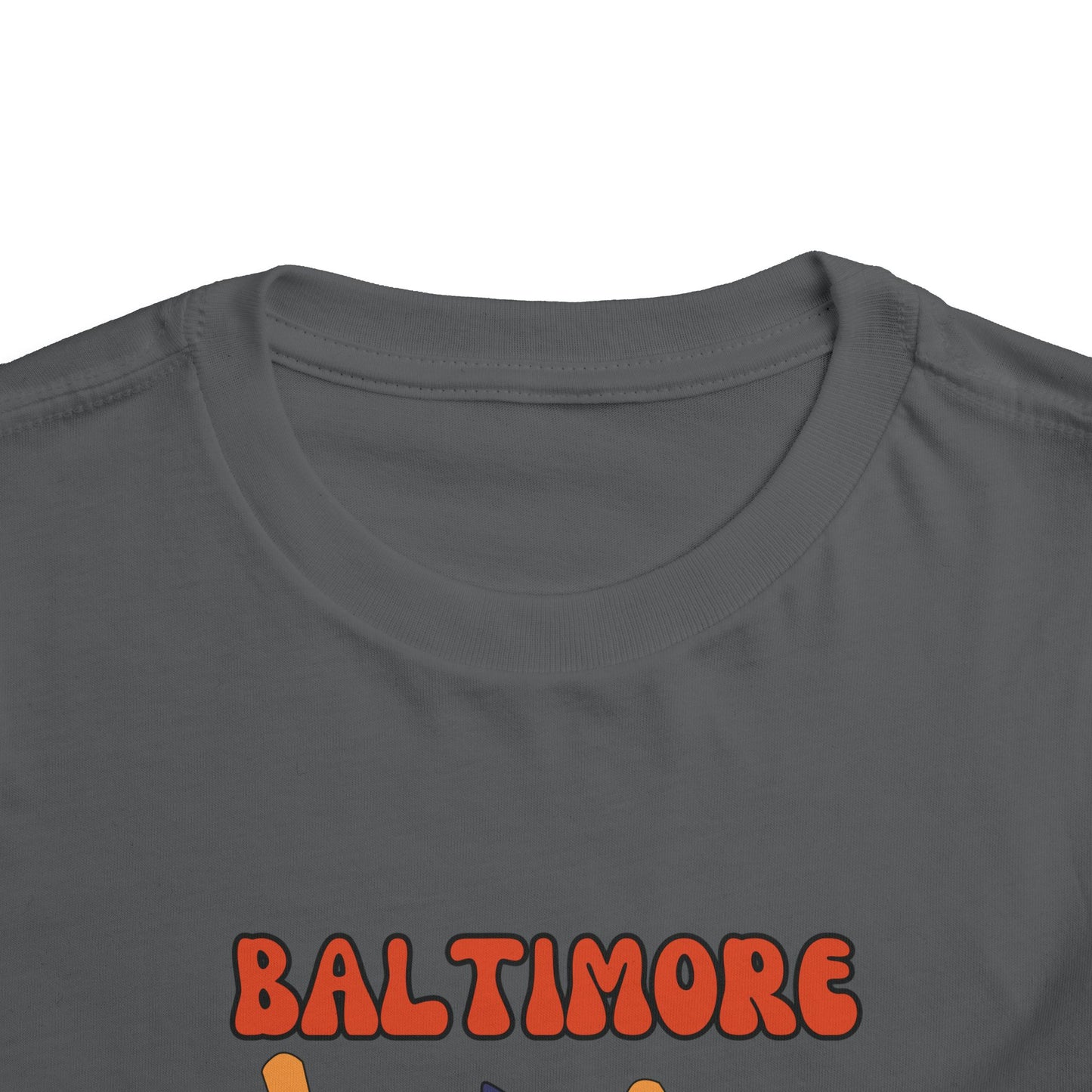 Toddler Bluey Design Baltimore Orioles - Inspired T-Shirt