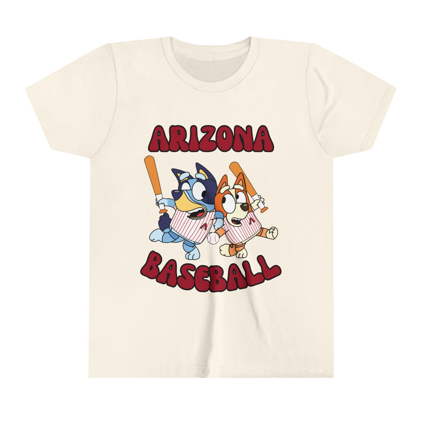 Youth Bluey Design Arizona Diamondbacks - Inspired T-Shirt