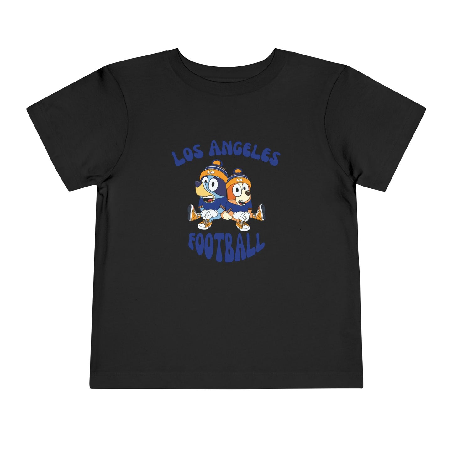 Toddler Bluey & Bingo Design Rams Football - Inspired T-Shirt