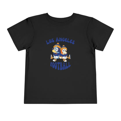 Toddler Bluey & Bingo Design Rams Football - Inspired T-Shirt