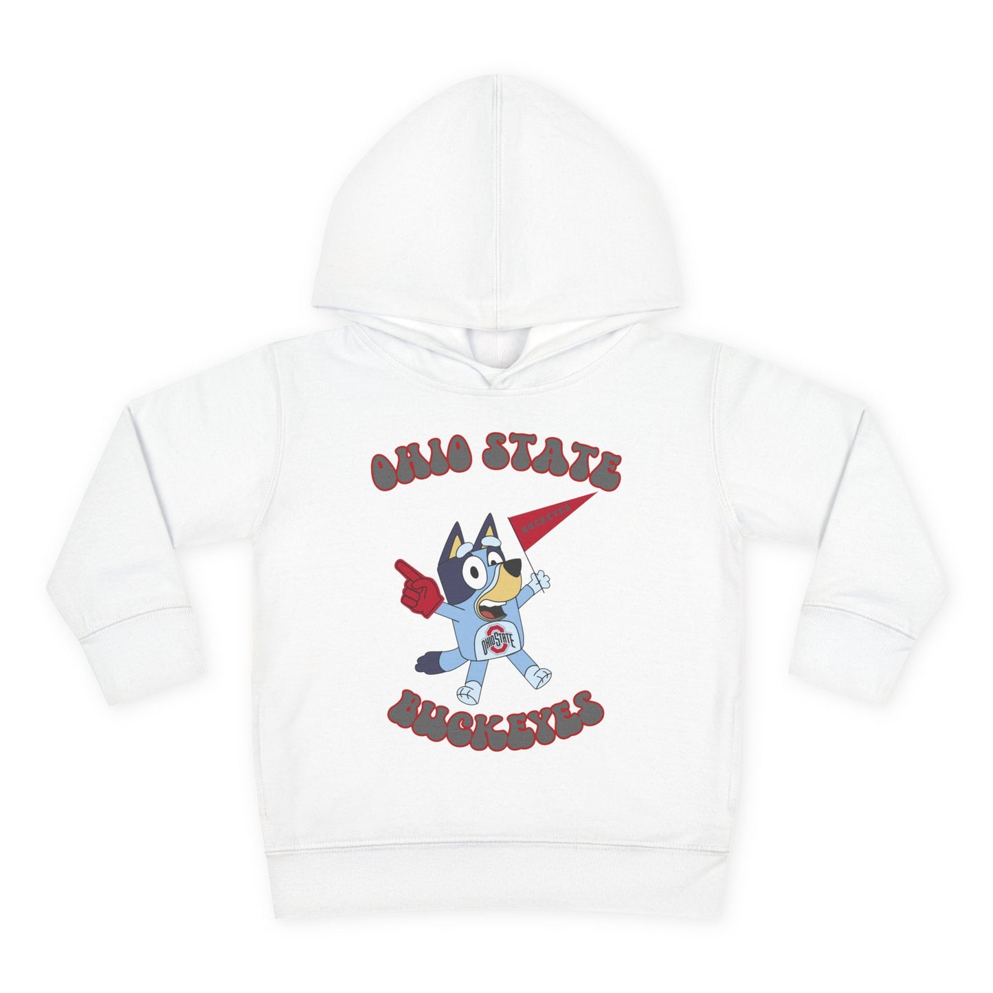 Customizable Bluey Toddler College Team Design Hoodie - Choose Any College