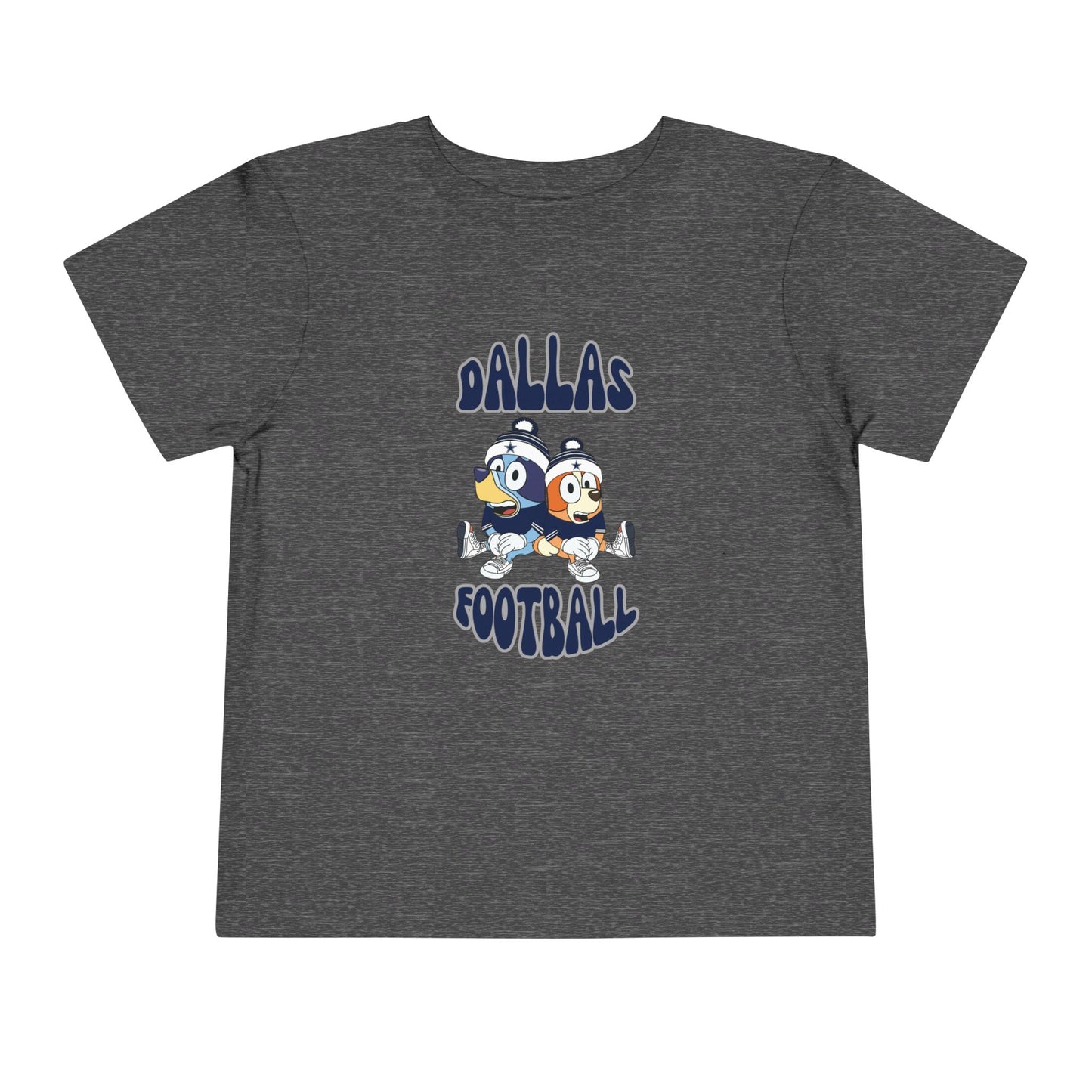 Toddler Bluey & Bingo Design Dallas Football - Inspired T-Shirt