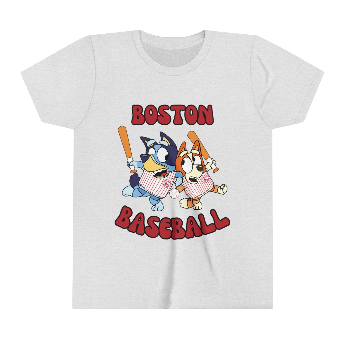 Youth Bluey Design Boston Red Sox - Inspired T-Shirt