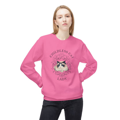 Unisex Cozy Childless Cat Lady Sweatshirt