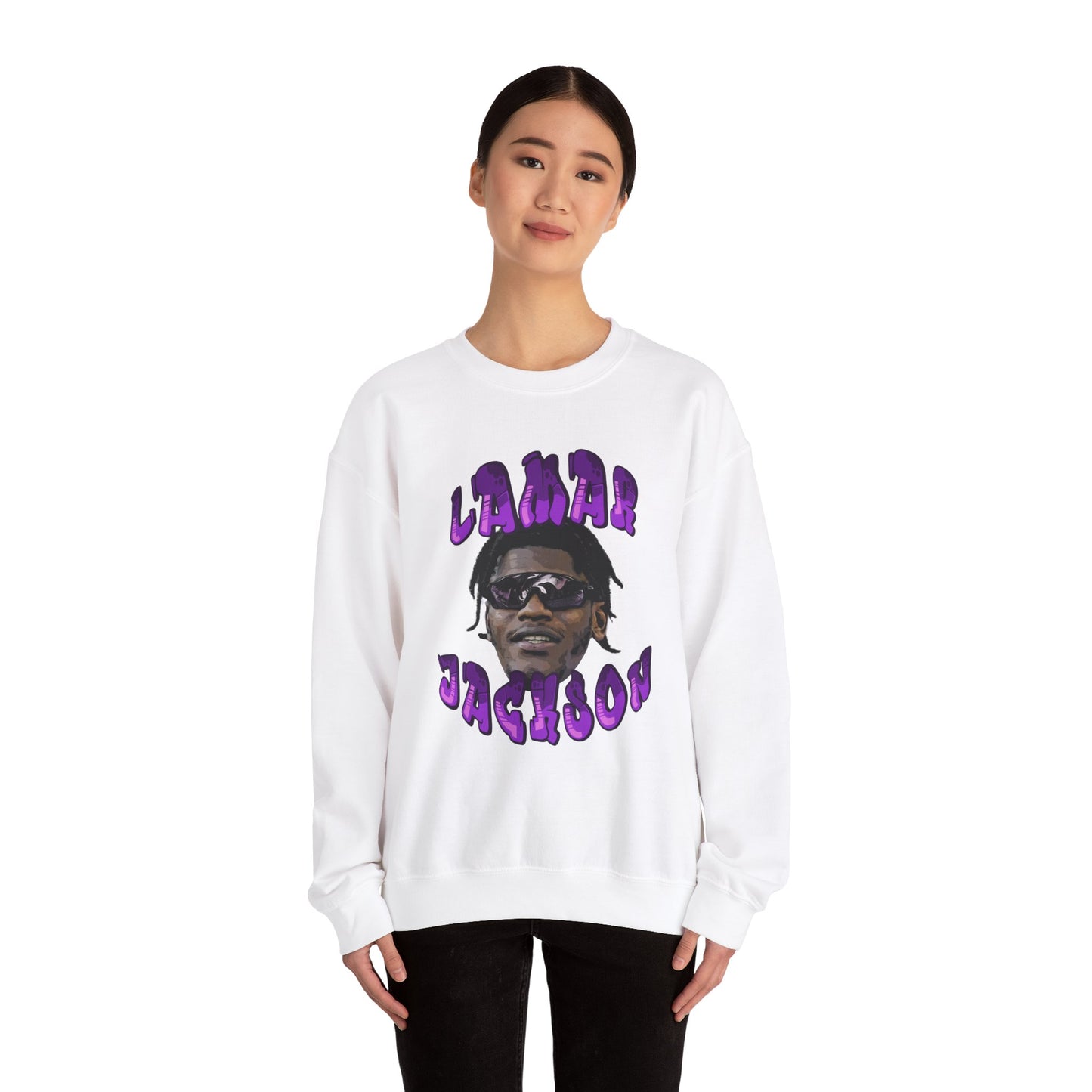 Lamar Jackson Comic Book Design Sweatshirt