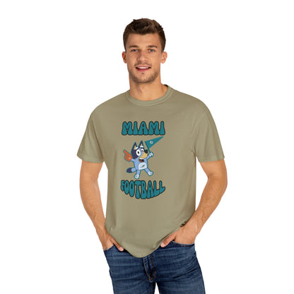 Unisex Bluey Design Miami Dolphins -Inspired T-Shirt