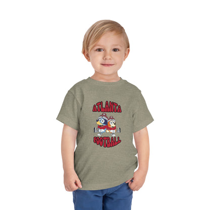 Toddler Bluey & Bingo Design Falcons Football - Inspired T-Shirt